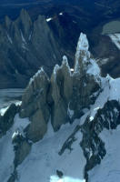 Cerro Tore - aerial view