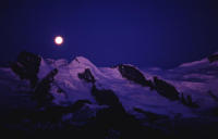 Moon over Rimpfischhorn